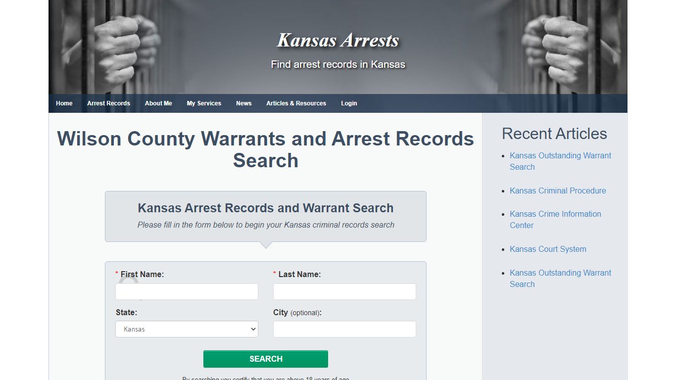 Wilson County Warrants and Arrest Records Search - Kansas Arrests